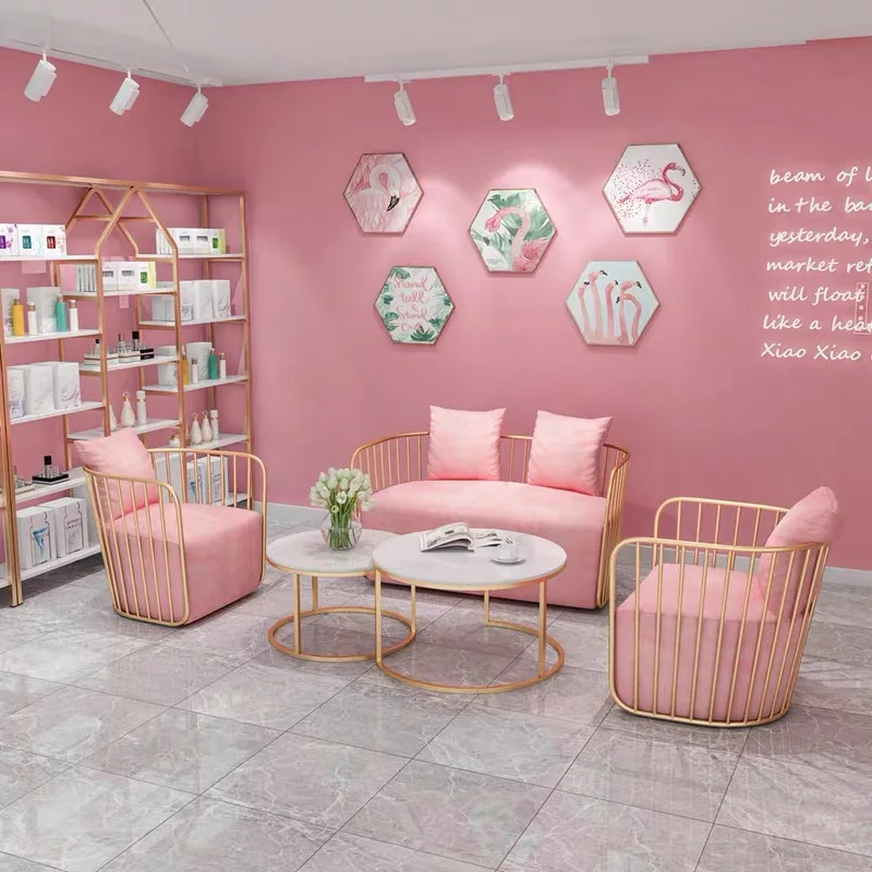 beauty sofa waiting room chair for salon