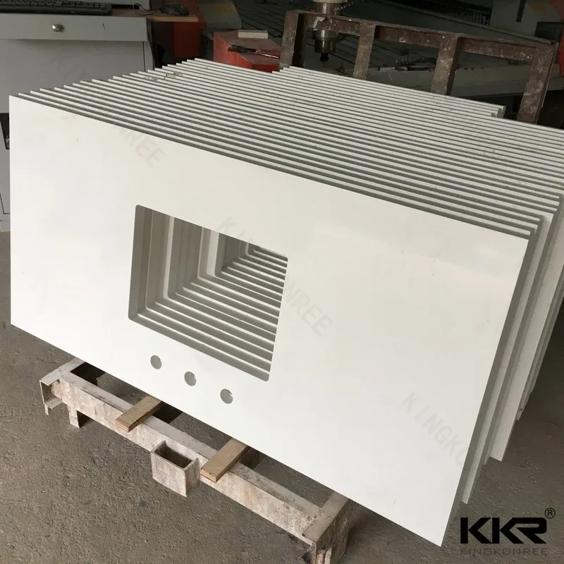 Пользовательские высококачественные искусственные мраморные акриловые столешницы и столешницы с твердой поверхностью