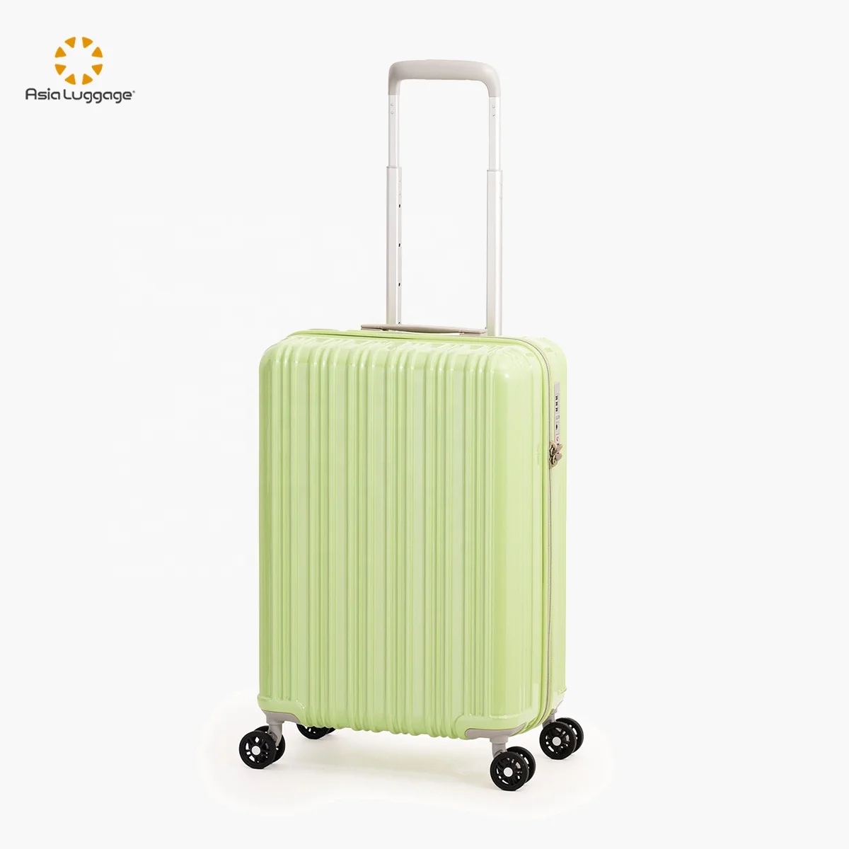 2024 High Quality Modern Style Soft Carry On Travel Lightweight PC Trolley Luggage Suitcase For Unisex