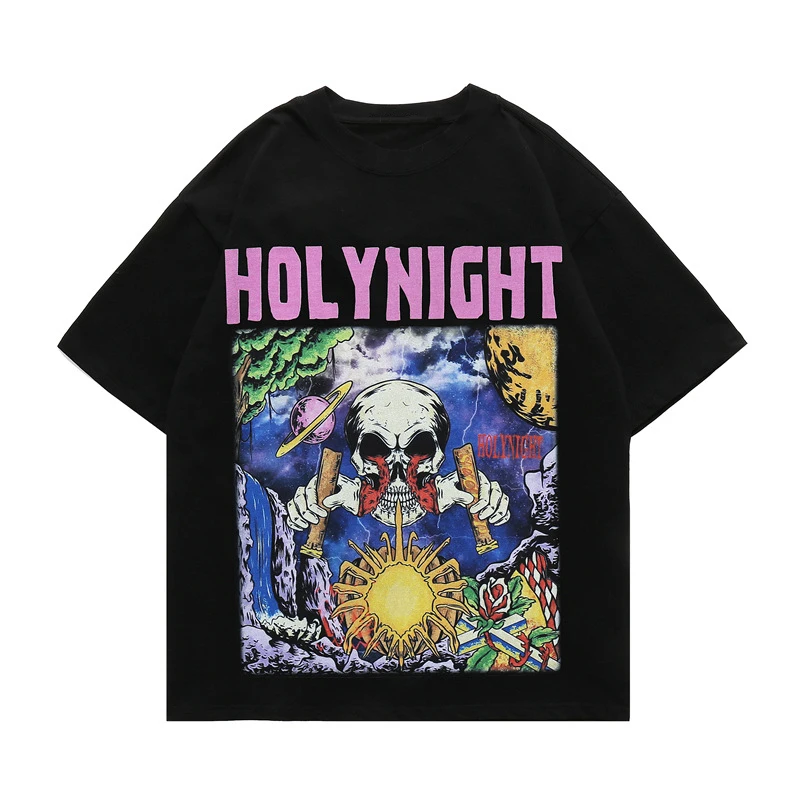 Tshirt Yarn With Cotton Custom Printing Tshirt Cotton 50/50 Blend Tshirts