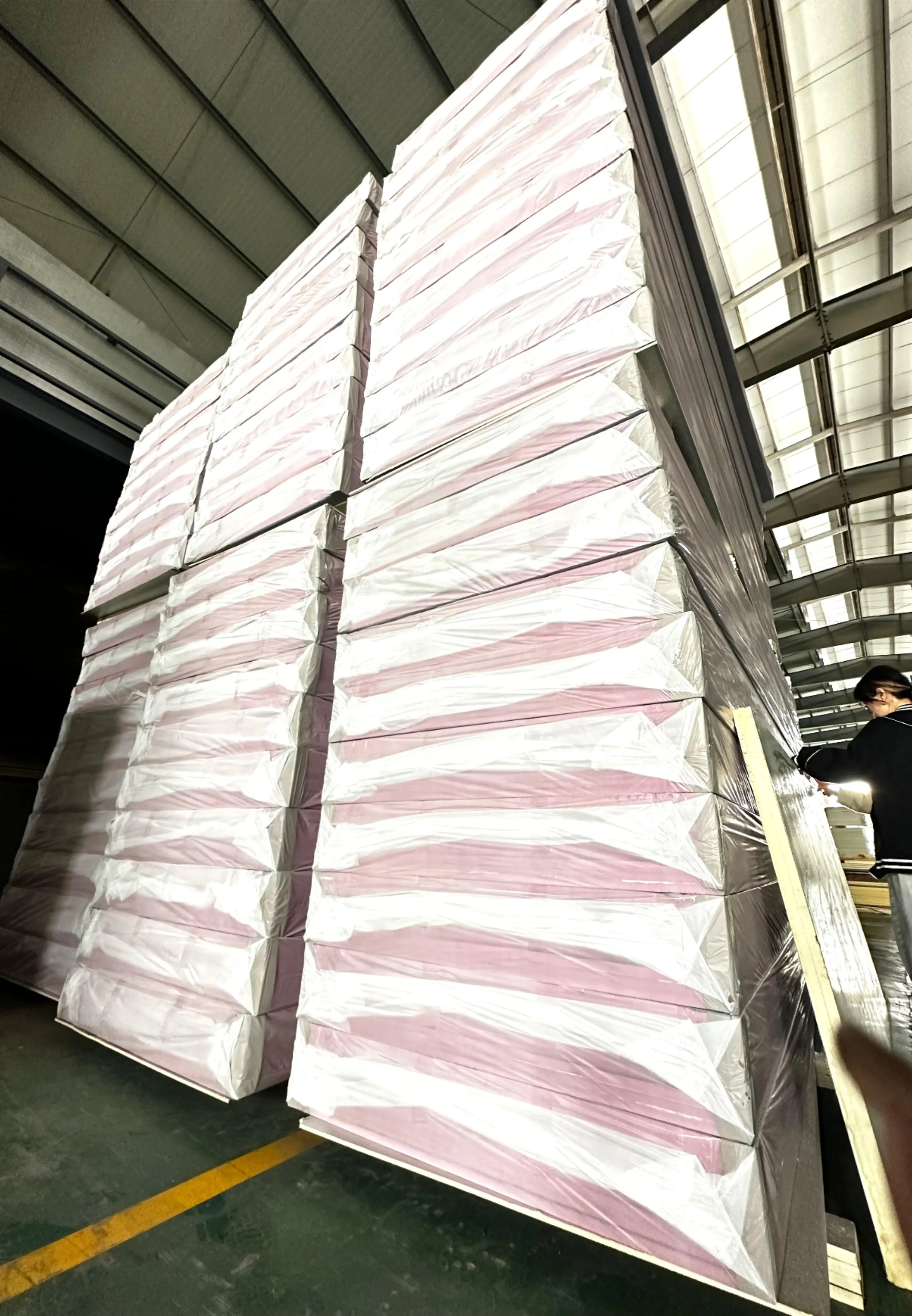 Pre-Insulated HVAC Air Duct Ceiling Panel Polyurethane Foil with Aluminum Foil Insulation for Construction