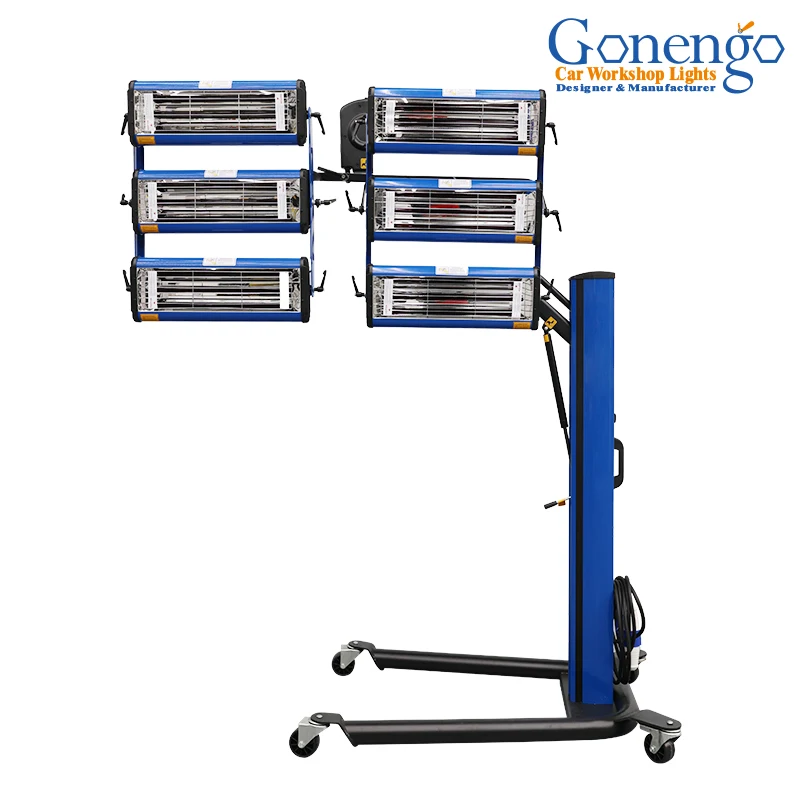 Hot Sell Infrared Paint Curing Lamp High-end Infrared Heater Lamp For Curing Powder Paint 6000W