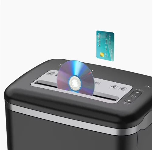 Commercial Office Equipment Cd Cc Paper Destroyer Micro Cut 2*10 15 Sheets P-8750 Maquina Trituradora De Papel