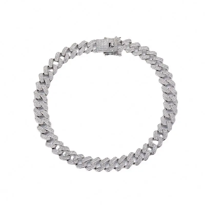 Wholesale Miami Iced Out, Chunky Cuban Chain Gold Cuban Link Chain Jewelry Necklace/