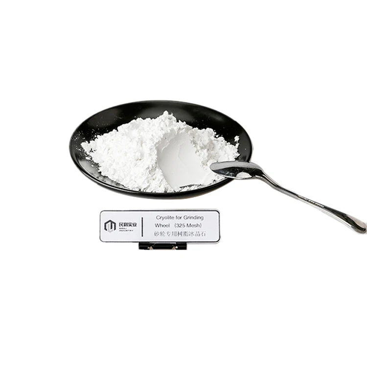 high purity white powder raw material Cryolite for Grinding Wheel