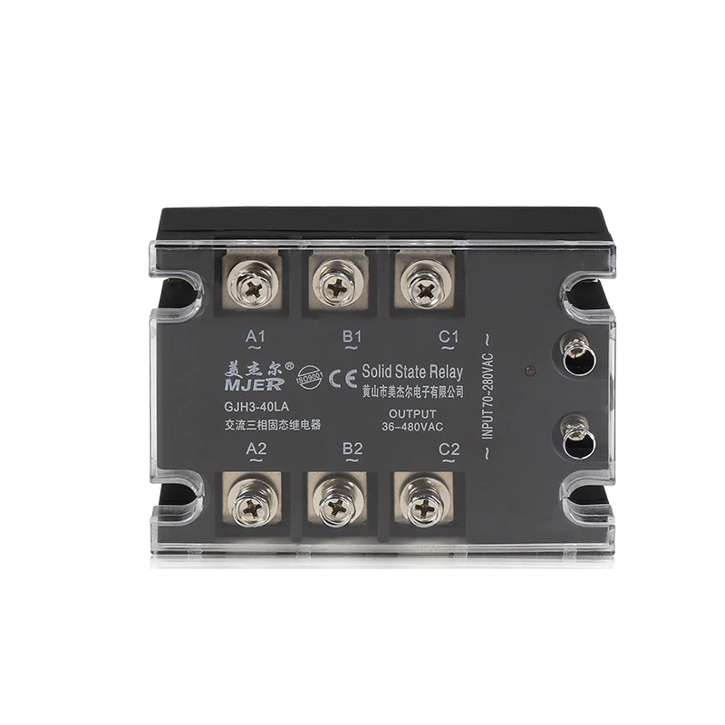 Solid state relay 3 phase for motor reversing 40A  ssr-40v AC  JGX-3-4840