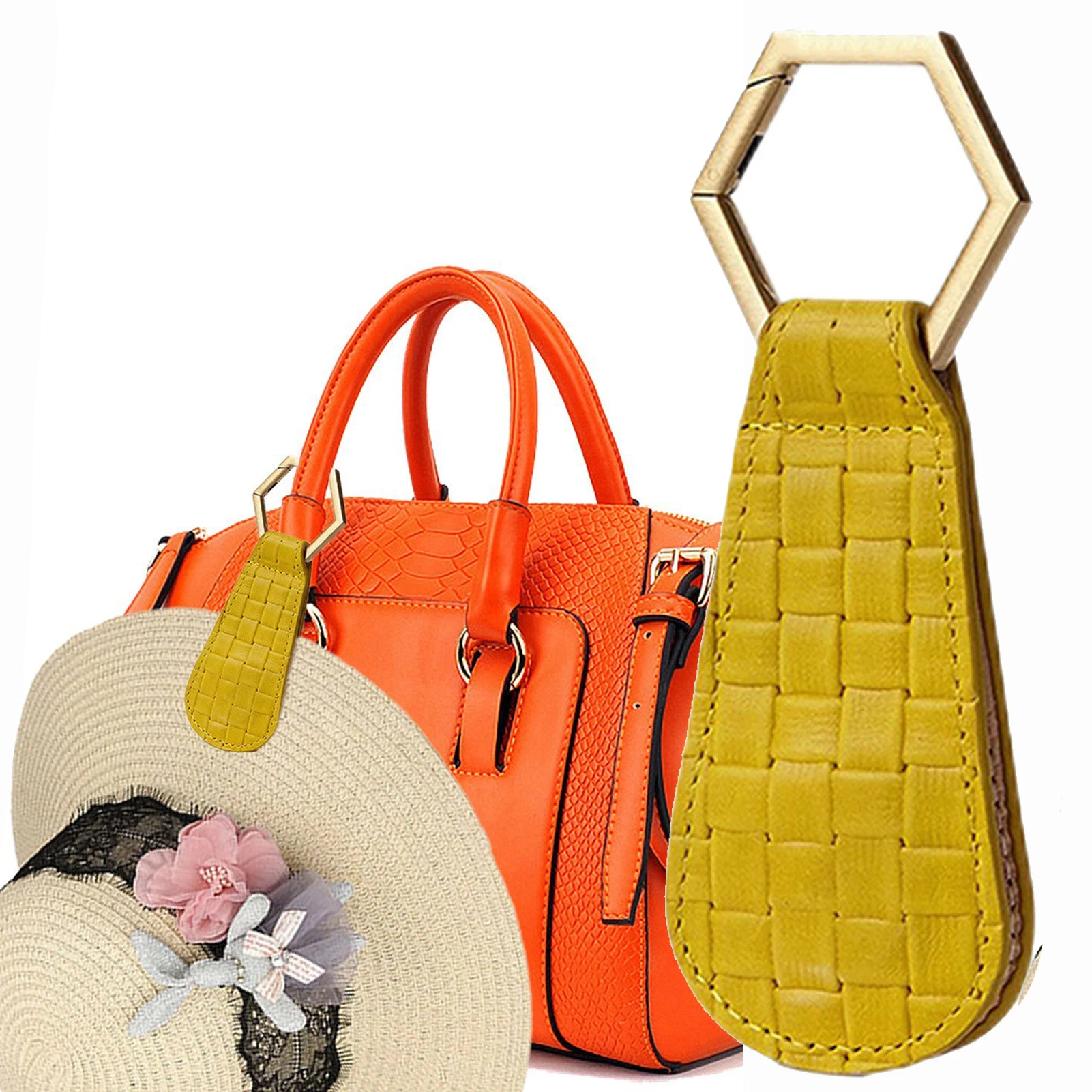 Магнитный зажим для шляпы из искусственной кожи