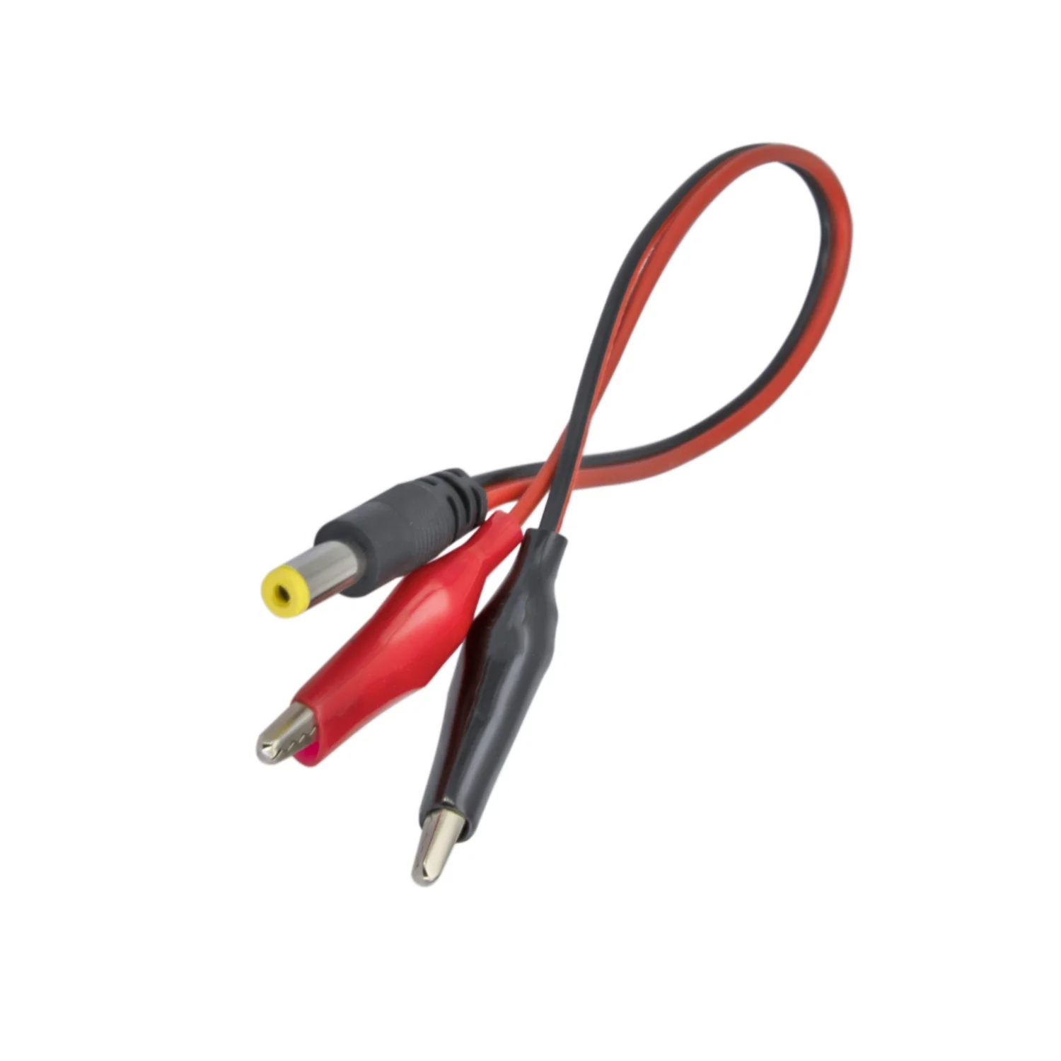 GLS-0955LB Красный Черный 20 см длина кабеля DC Аллигатор зажим тестовая линия низкого напряжения разъем штекер головка К зажиму для светодиодной ленты