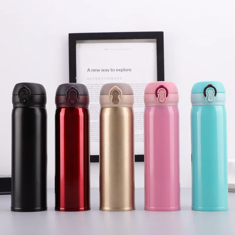 WeVi Vacuum Insulation Double Wall High Quality 18/8 Food Grade Stainless Steel Travel Flask