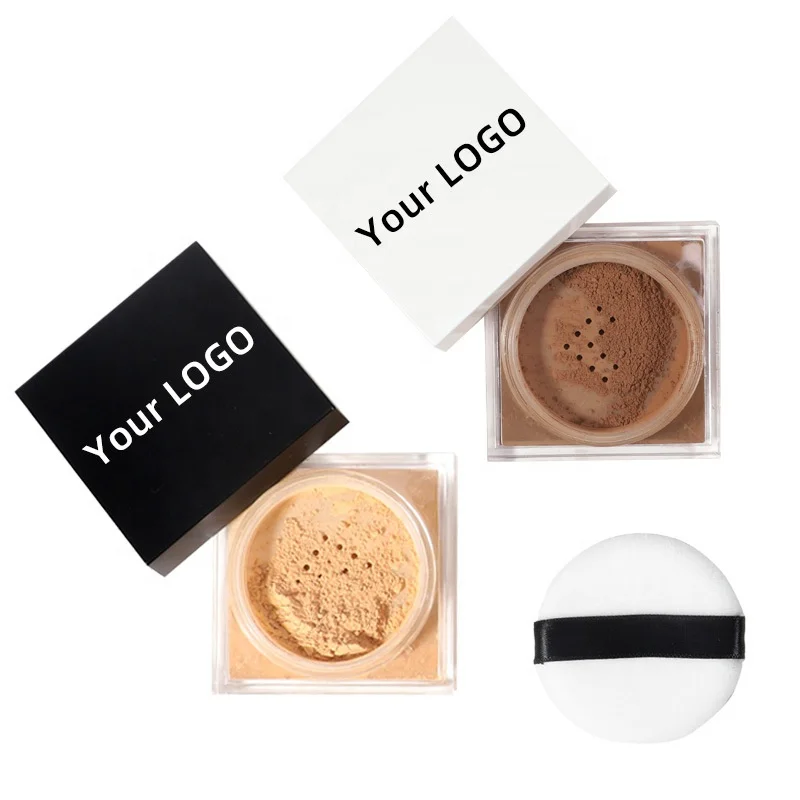 Private Label Custom Logo 14 Colors High Pigment Soft Makeup Loose Powder Lightweight Long-Lasting Setting Powder