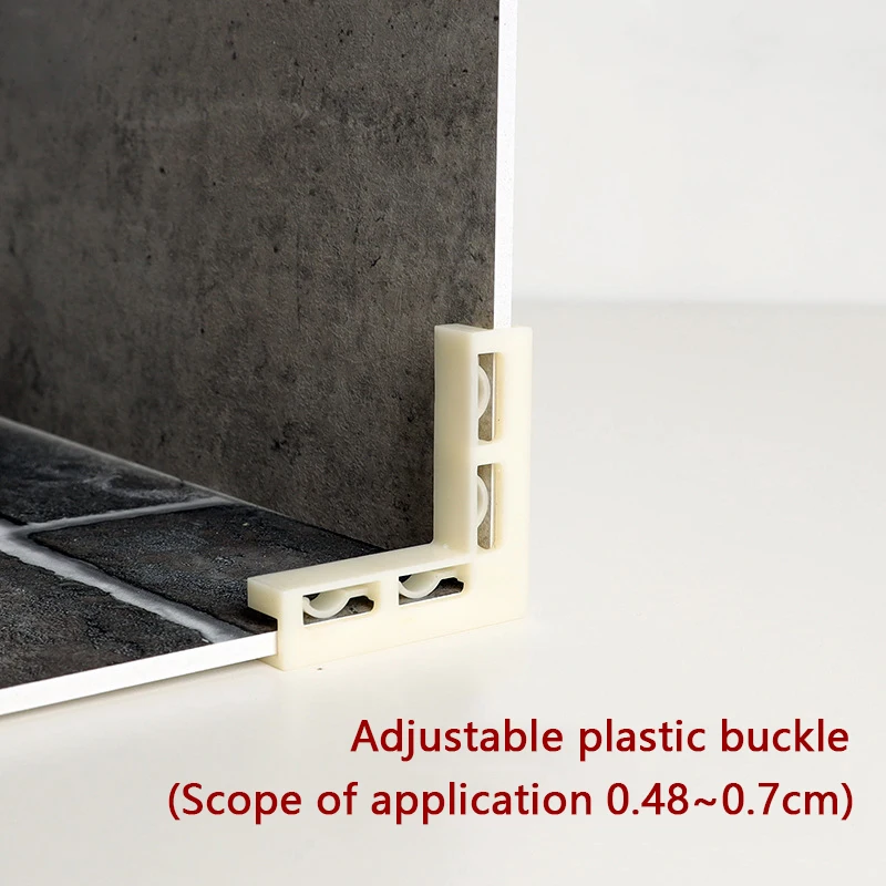 Vertical plastic Angle clamp background plate fittings wood grain cement board herringbone clamp universal support