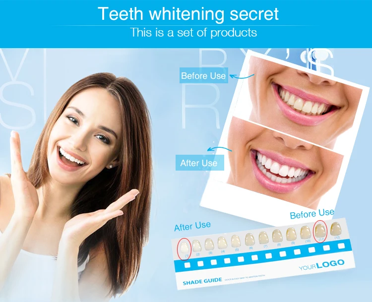 Wholesale Dental Whitening Lamp Yellow Stain Remove Bright White Smile Professional Home Cold Led Light Teeth Whitening Kit