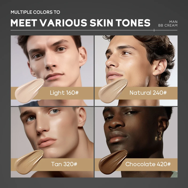 Costom Wholesale Beauty Matte BB And CC Cream Glow Make Up With Spf 15 Liquid Foundation Private Label For Men