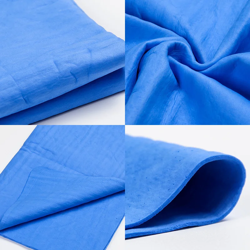 Oem Custom Logo Quick Drying Super Absorbent Cleaning Shammy Wash Cloth Yellow Tube Pva Plas Chamois Clean Cham Car Towel Kanebo