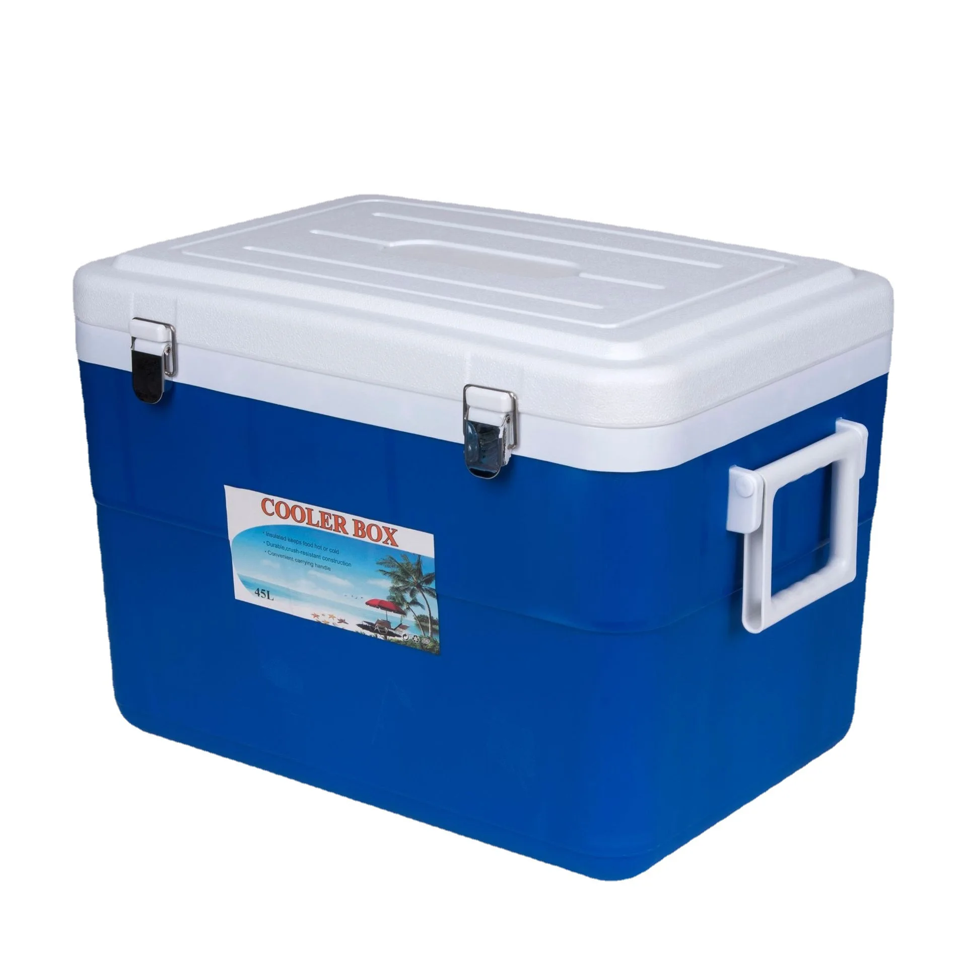 Wholesale Cooler Box Portable Plastic Ice Cooler Box For Picnic Beverage And Food