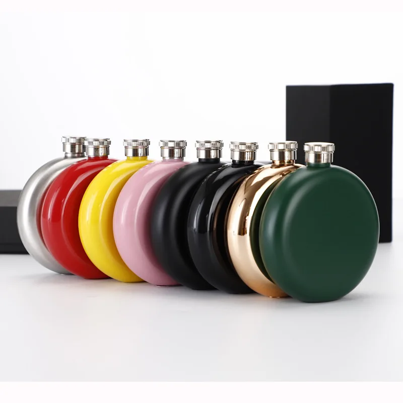Outdoor portable small wine bottle Russian gift mini wine flask manufacturers wholesale can be customized