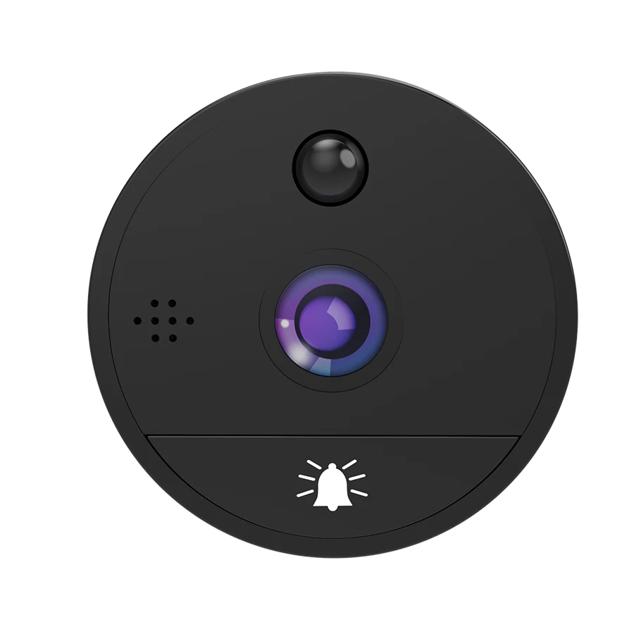 KERUI HD Night Vision Surveillance Anti-theft Camera Mobile Phone Two-way Intercom Cat Eye Wireless WiFi Doorbell