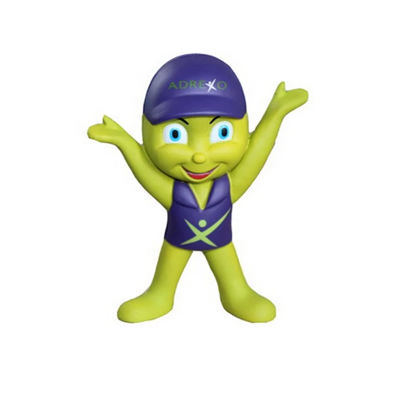 
2021 безопасная Нетоксичная специальная рекламная кукла из полиуретановой пены для снятия стресса 