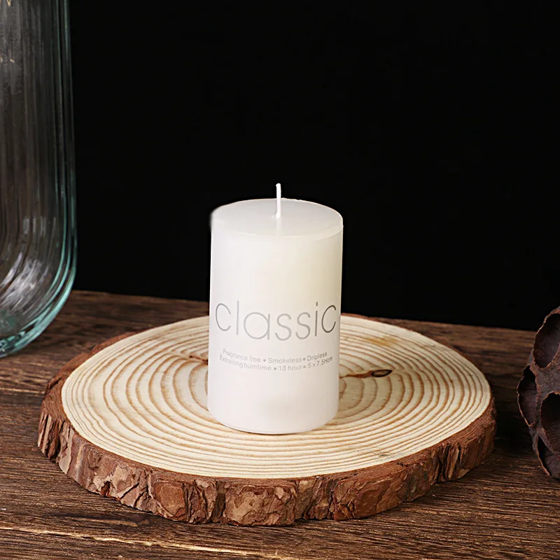 China-Made Natural Paraffin Wax Candle White Long-Lasting Light Candles for Home Decoration Votive Bar Use Chinese New Year