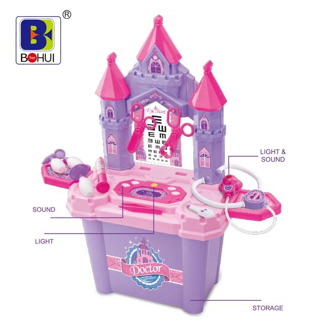 Doctor Toy Including Stethoscope Work Bench Toy To Change Storage With Lights  And Sound Pretend Play Set