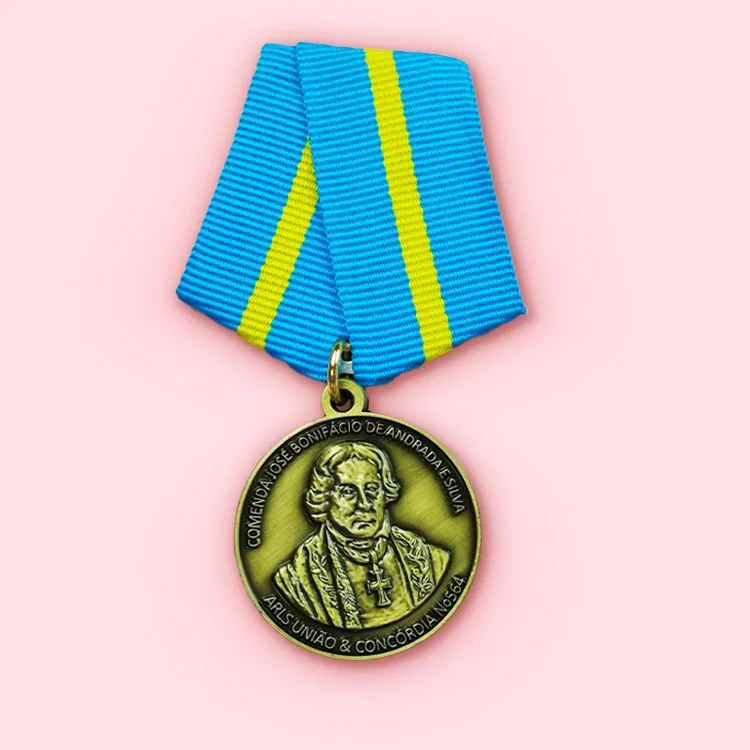 High quality Custom Commemorative round No Minimum Order medals and badges