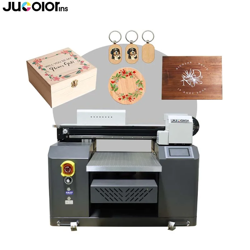 Jucolor Cellphone Case UV Printing Machine A3 UV Printer for Pen Golf Ball Lighter A3 UV Bottle Printer