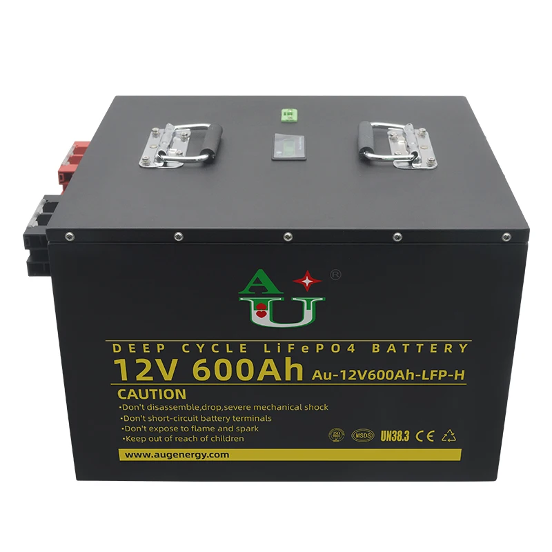 Deep Cycle 12V 600Ah Lifepo4 Lithium Battery Pack Rechargeable Li-ion Energy Storage System Battery DIY 24V 48V for Solar Panels