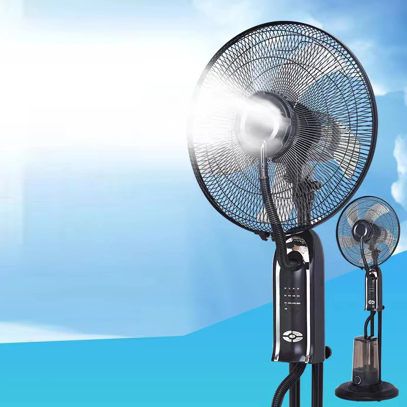 Mist Fan Large Capacity 16/18 Inch Floor Standing Cooler Industrial Electric Fan Home Silent Air Cooling 220V Fan