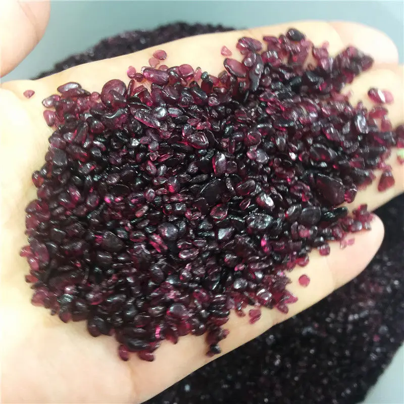 High Quality Natural Garnet Gravel Johnstonotite Pebble Crystal Stone Tumbled Stones For Healing