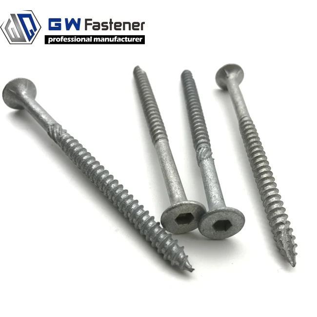 AS 3566 standard Class 4  Galvanised 5MM Hex Drive  T17 Bulge Batten Screws