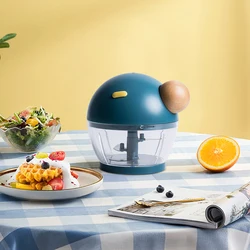 500ML Hand Pull String Mini Multi Functional Meat Vegetable Garlic Chopper