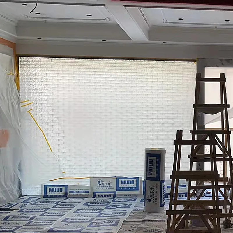 Ice surface crystal glass block wholesale transparent