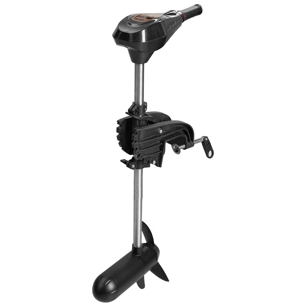 12V 35lbs Marine Electric Propulsion Battery Rubber Boat Plastic Marine Motor Electric Outboard Motor