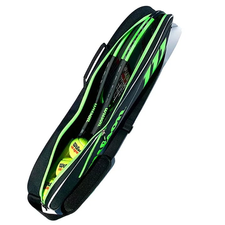 Triple Racket Bag Squash and Badminton Racket Storage  Bag Premium Quality Protective Carry Case Tennis Racket Bag