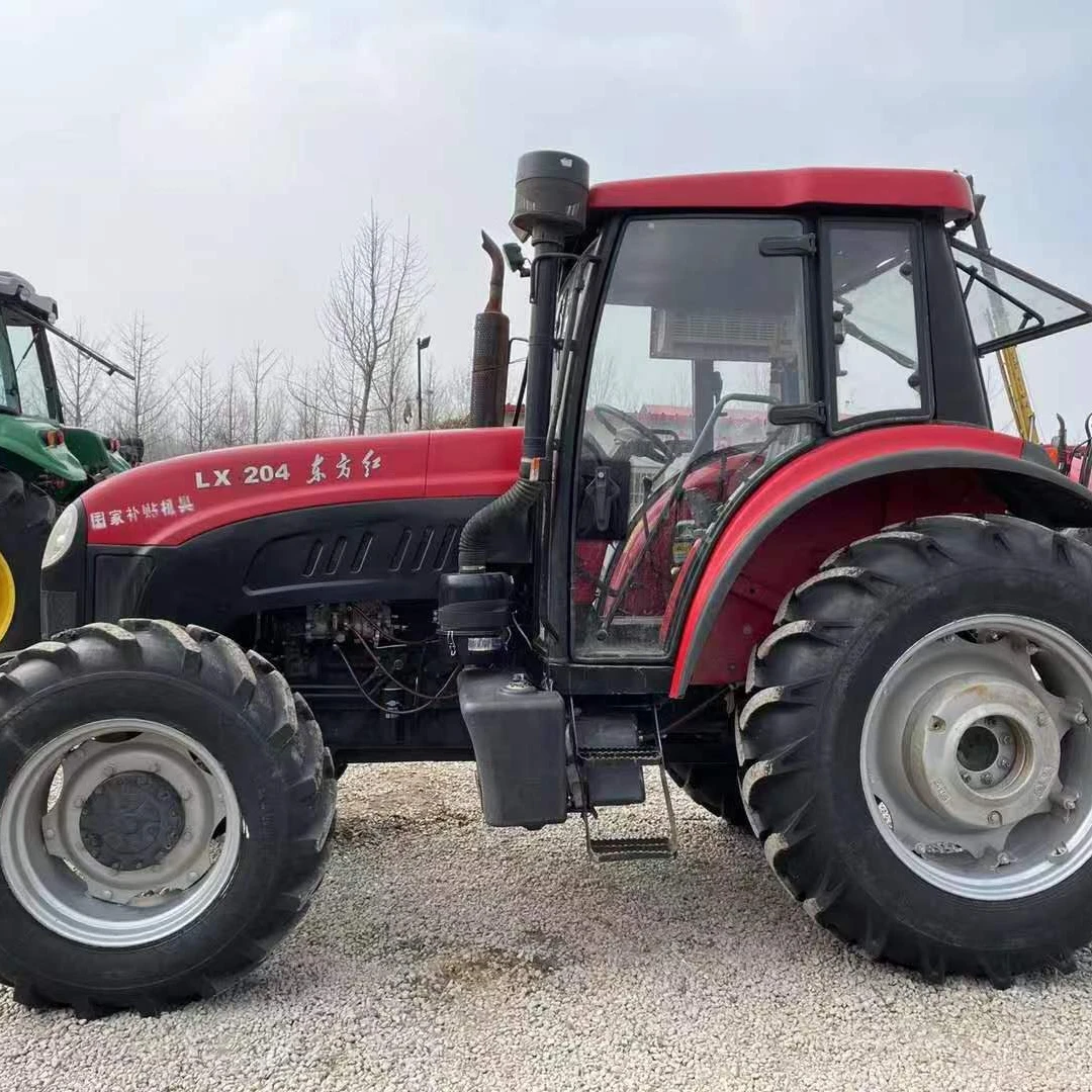 used tractor 4x4wd YTO LX1204 120HP fefurbished  agricultural machinery  wheel farm fairly used tractors
