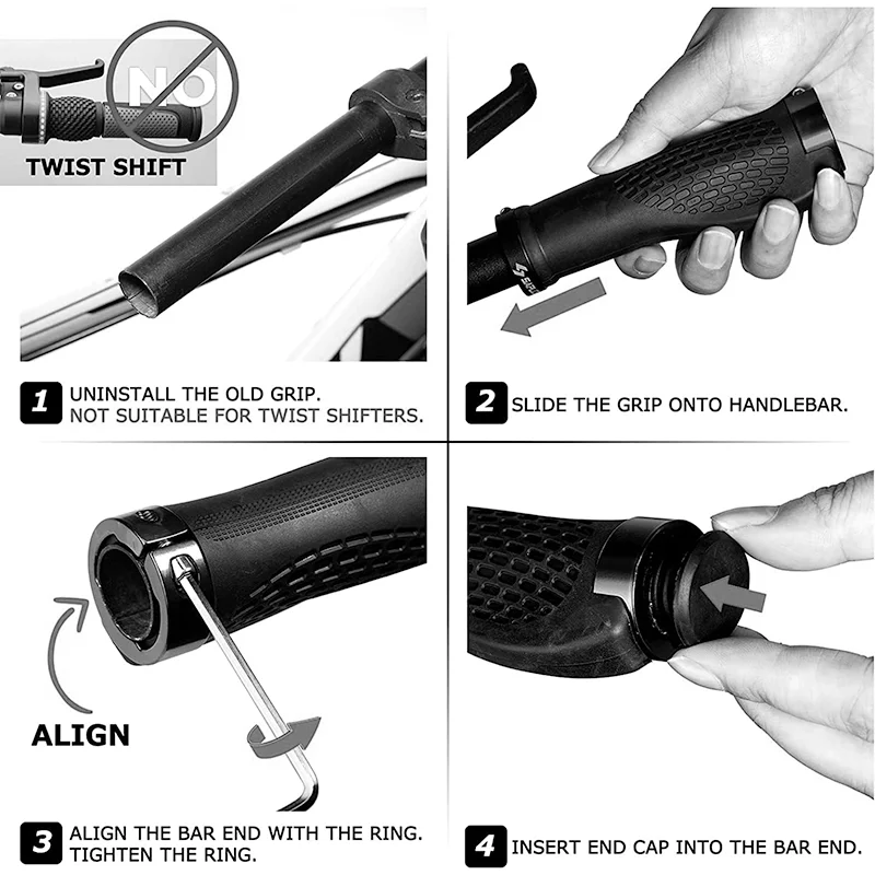 Colorful Rubber Bicycle Handlebar Grip bike accessories bicycle grips Rubber Products Mountain Bike Handlebar Grip