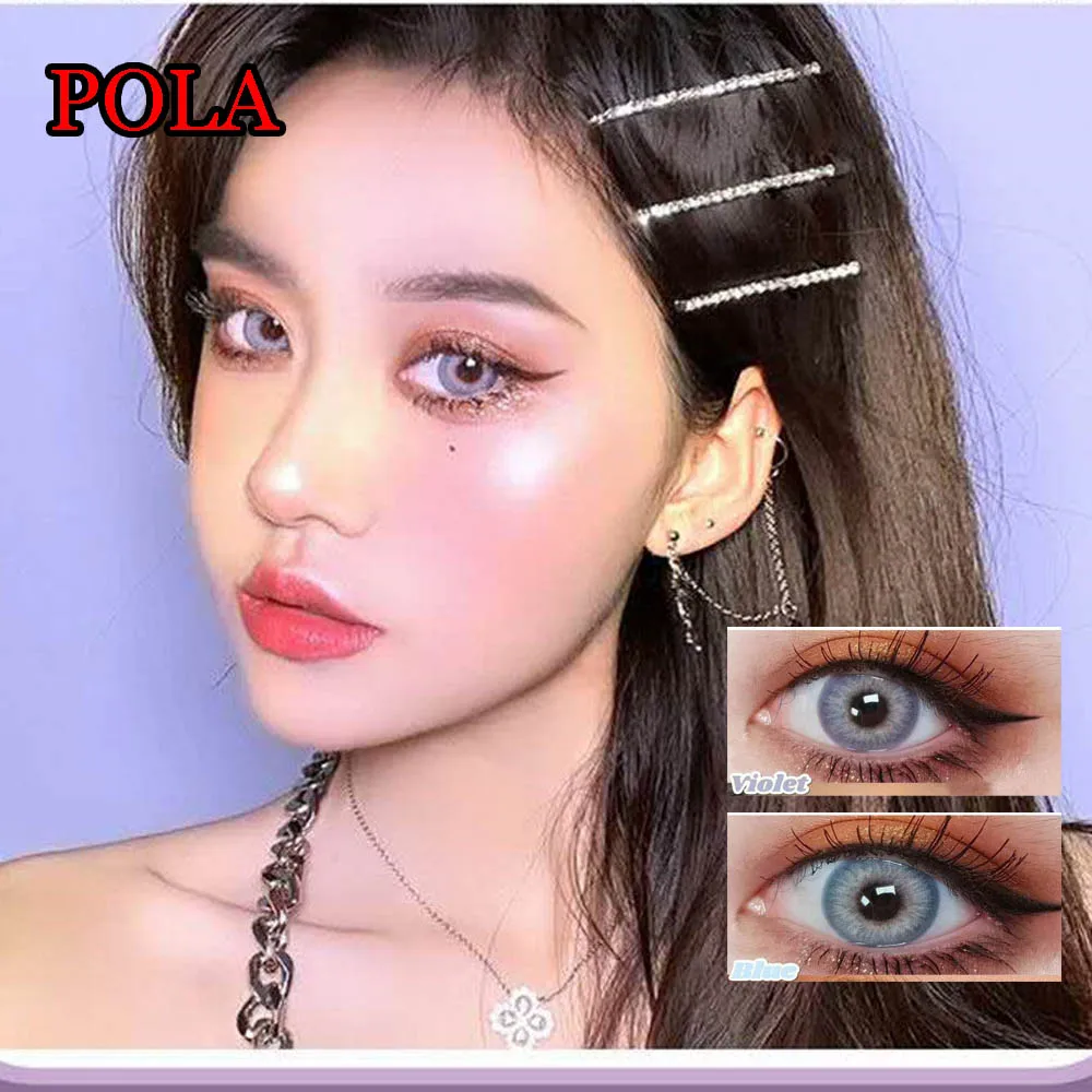 wholesale cosmetic fashion eyewear high quality soft color contact lenses POLA