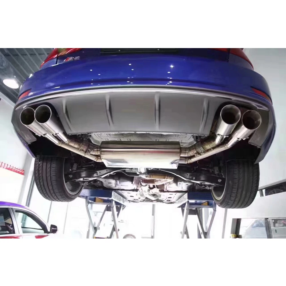 Exhaust Pipe for Audi S3 catback muffler 8V Titanium exhaust catback downpipe Mid Pipe Xpipe Front Pipe Muffler