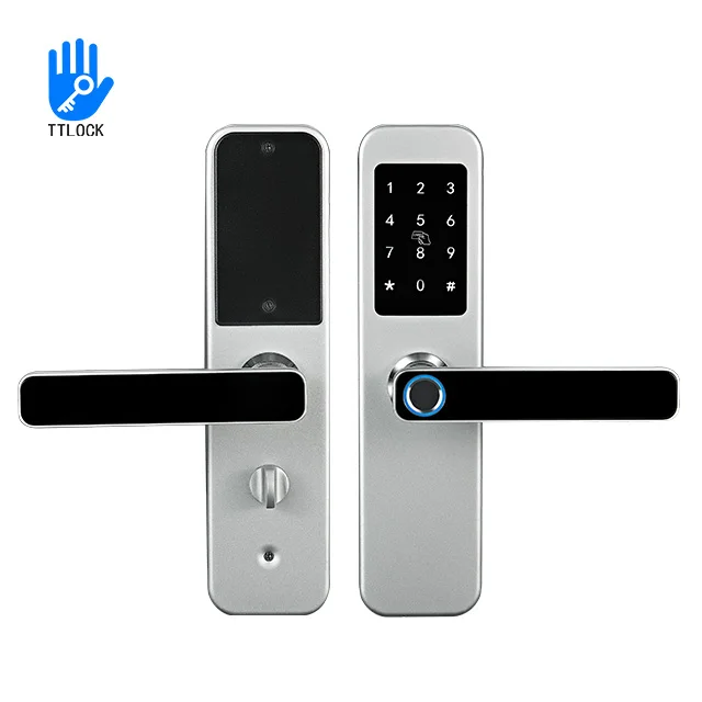 Home Electronic Tuya Tt Lock App Wifi Smart Digital Multi point Biometric Fingerprint Radio Frequency Door Lock 2022