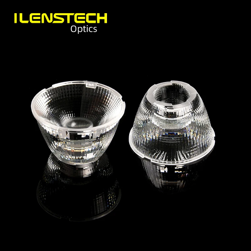 OEM Customized High Power Lights Projector Lens 62mm 36 Degree COB Lens PMMA Acrylic Lens Optics