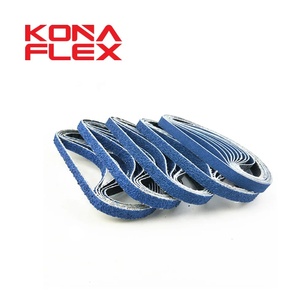 konaflex 10x330mm  zirconia sanding belts for grinding&polishing wood/metal
