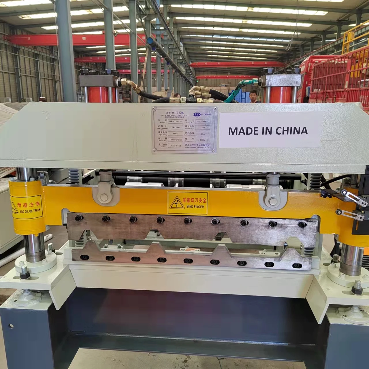 China manufacture ibr roofing tile sheet making forming machine with good quality