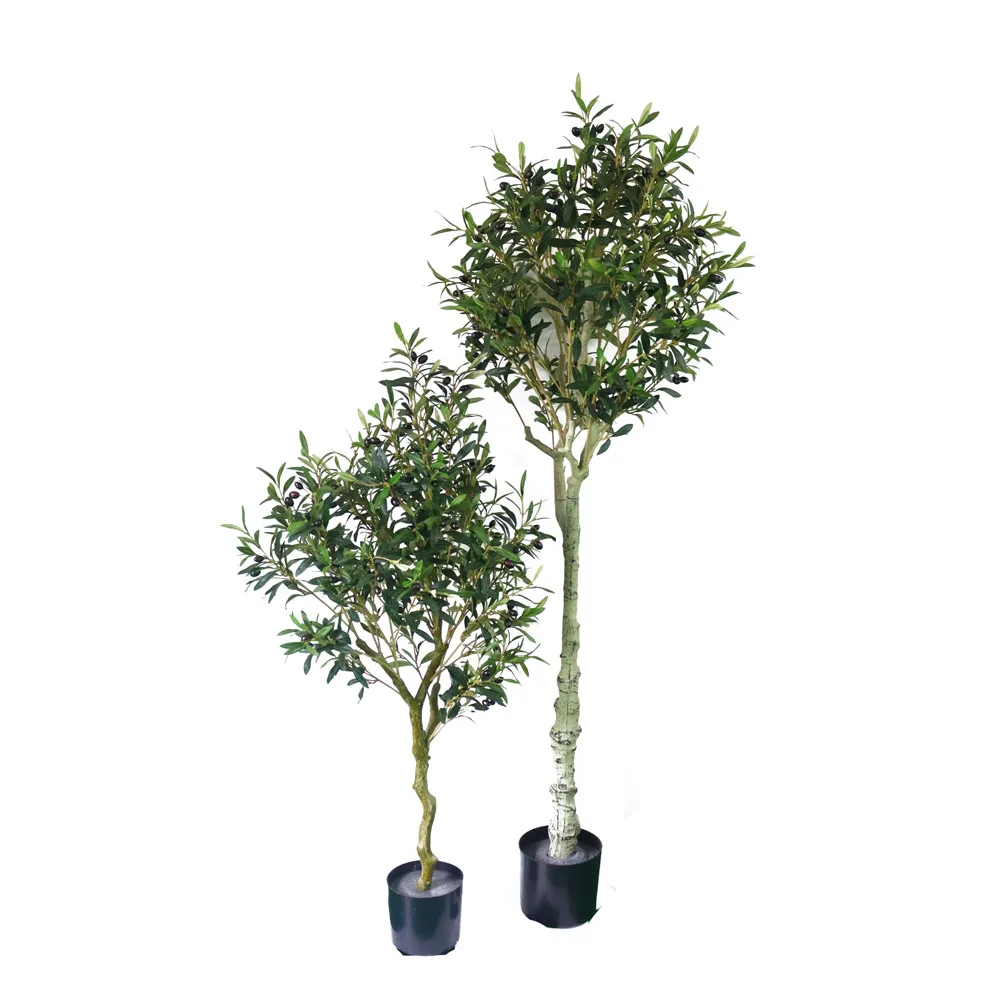 Artificial Olive Tree Uv Rated Faux Plants Boxwood Topiary Fake Pine Trees Plantas Artificiales Potted Outdoor Indoor Decor