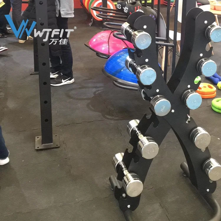 High Quality Stainless Steel Dumbbell Set Chrome Dumbbells KG Free Weights Dumbbell For Gym