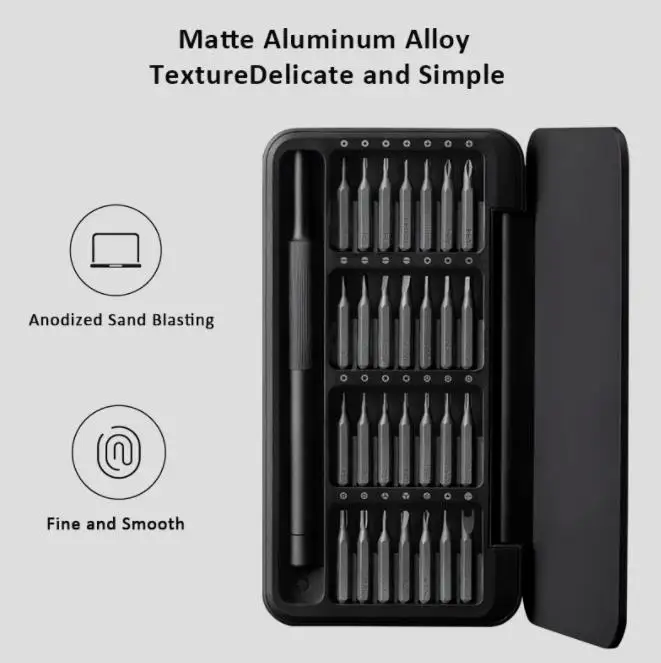 HOTO Precision Screwdriver Kit 28 in 1 Screwdriver Bits Hand Precision Screwdriver Set For Mobile Phone