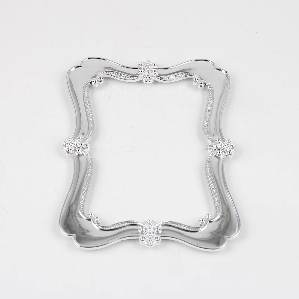 Cheap plastic picture frame for wooden plaque or other use