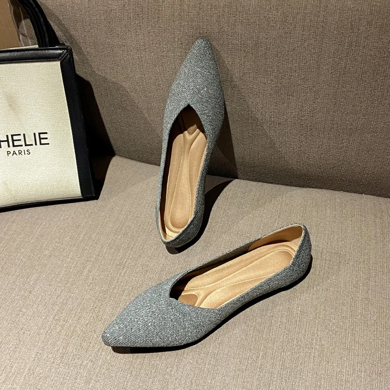 Myway Cheap Ladies Beautiful Shoes Women Flat Shoes Comfortable Flat Shoes Female
