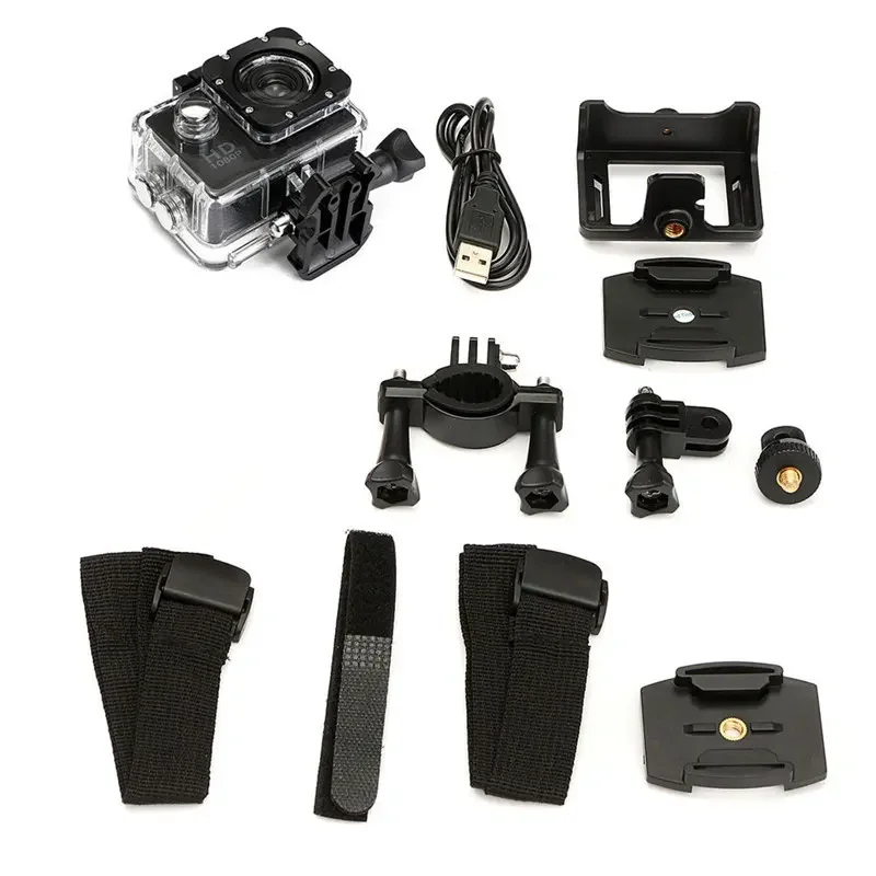 Cheapest A7 Action Camera HD 30m Waterproof Sports Helmet Video Recorder SJ4000 1080P Action Cam