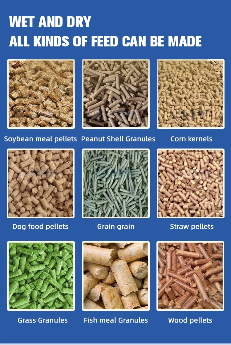 Farm wholesale fish feed pellet machine  flat die poultry feed horse livestock feed pellet machine suppliers