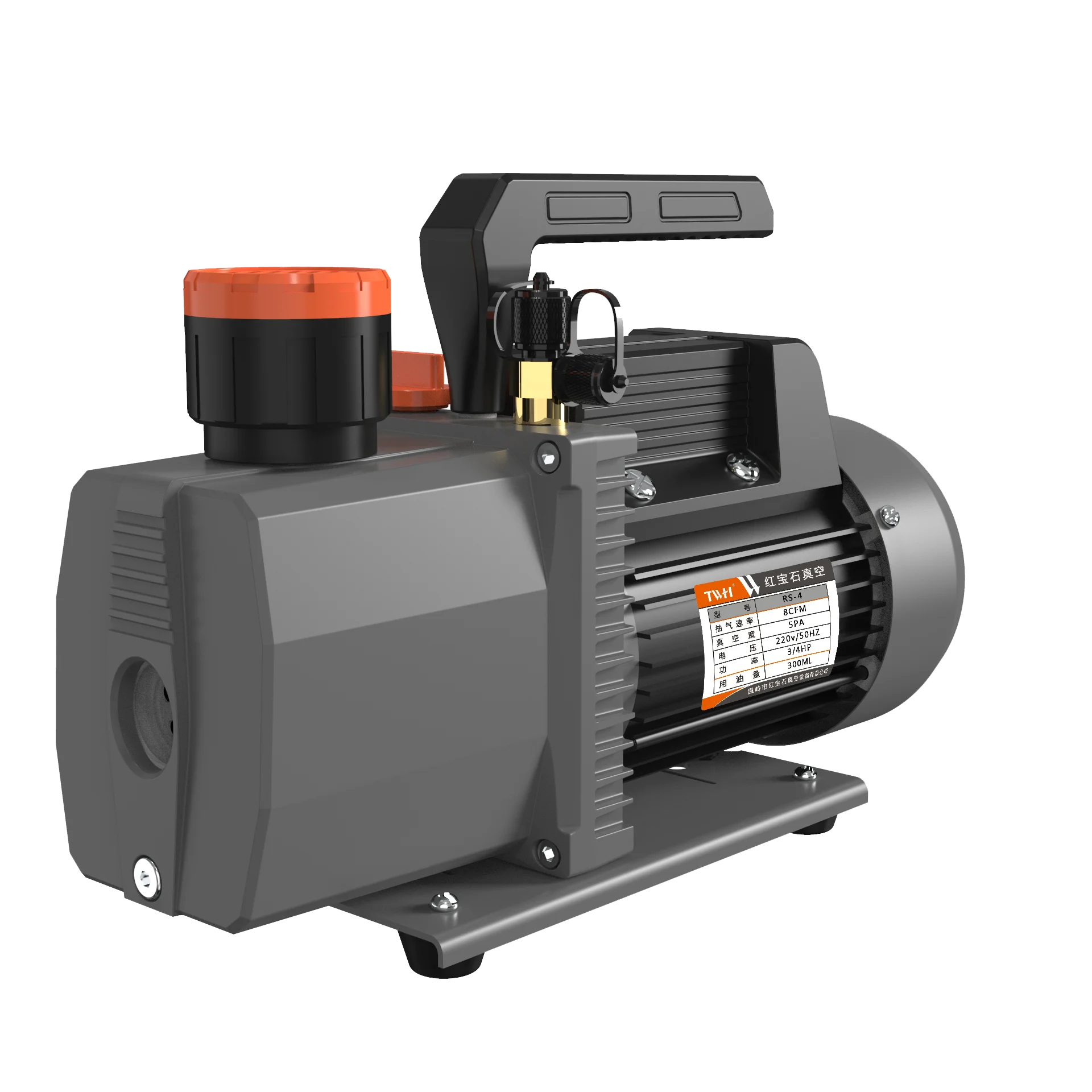 Китай TWH RS-4 8CFM одноступенчатый 220V50HZ роторный лопастной масляный вакуумный насос